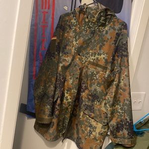 German self defense forces rain parka